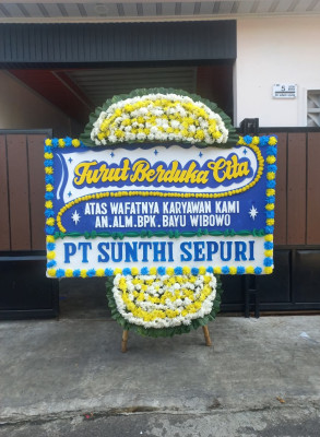 Papan Bunga Duka di Sungaiambang